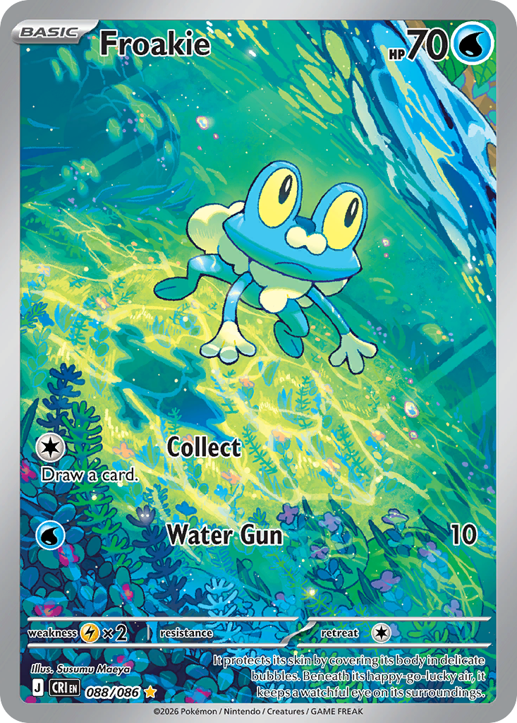 Froakie - 088/086 CRI - Pokémon TCG Card